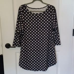 Maternity Large Polka Dot Tunic